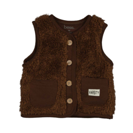B.E.S.S. - Gilet teddy - Walnut