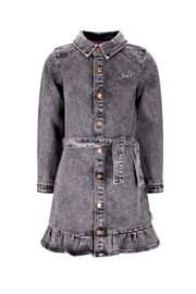B.Nosy - Denim jurk Dilan - Grey