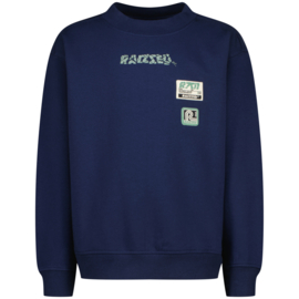 RAIZZED - Sweater Oxnard met printopdruk - donkerblauw