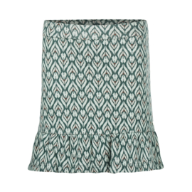 Koko Noko - rok met print - licht-/donkergroen