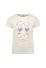 Le Chic - T-shirt Nommy sunglasses - Off white