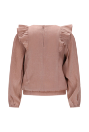 Le Chic - Blouse met ruches - koper