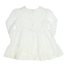 Gymp - Kleedje Nanet longsleeve - Off White/Gold