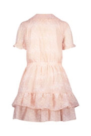 Le Chic - Jurk Swanka embro voile - baroque pink
