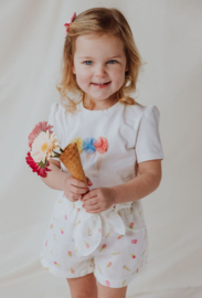 Gymp - T-shirt Aerobic Ice cream - White