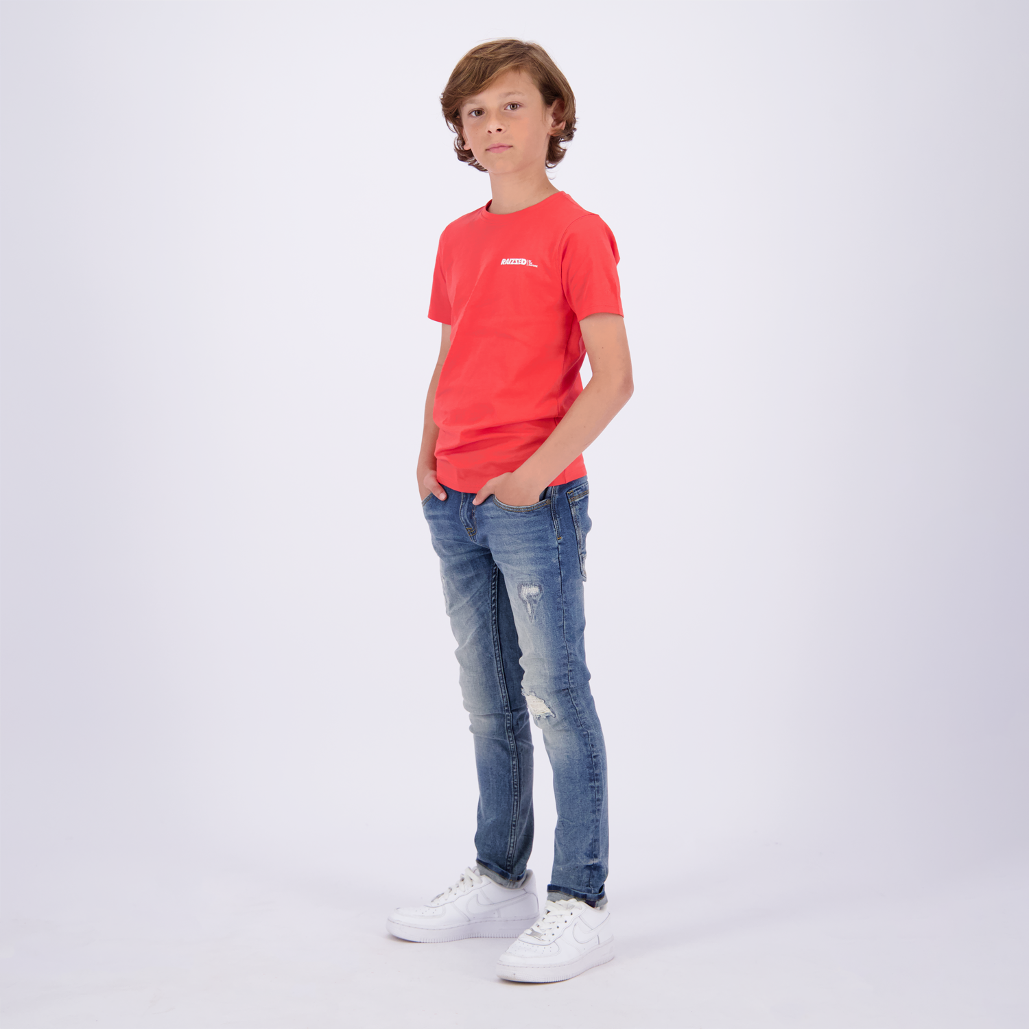 Raizzed - T-shirt Sparks - Peach red