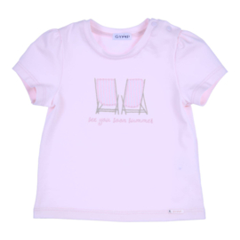 Gymp - T-shirt Aerobic See you soon summer - Roze