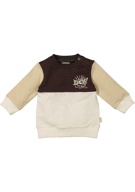 BESS - Sweater Colorblock - Sand