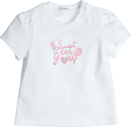 Gymp - T-shirt Aerobic Sweet little you - White