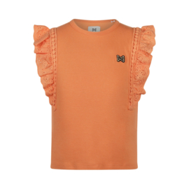 Koko Noko - T-shirt met ruffles - oranje