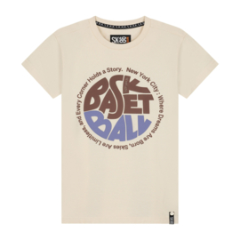 SKURK - T-shirt Tek met print - Offwhite