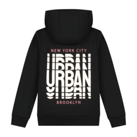 SKURK - Hoodie met print Siets - zwart