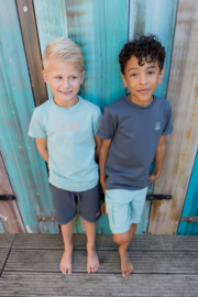 SKURK - Short Berkant - Pastel Turquoise