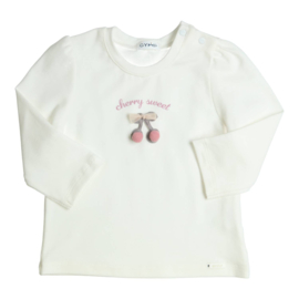 GYMP - Longsleeve Aerodoux "cherry sweet" - Off White
