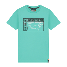 Skurk - T-shirt Tor - Mintgroen