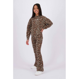 RAIZZED - Sweater Hanna met panterprint - bruin/beige