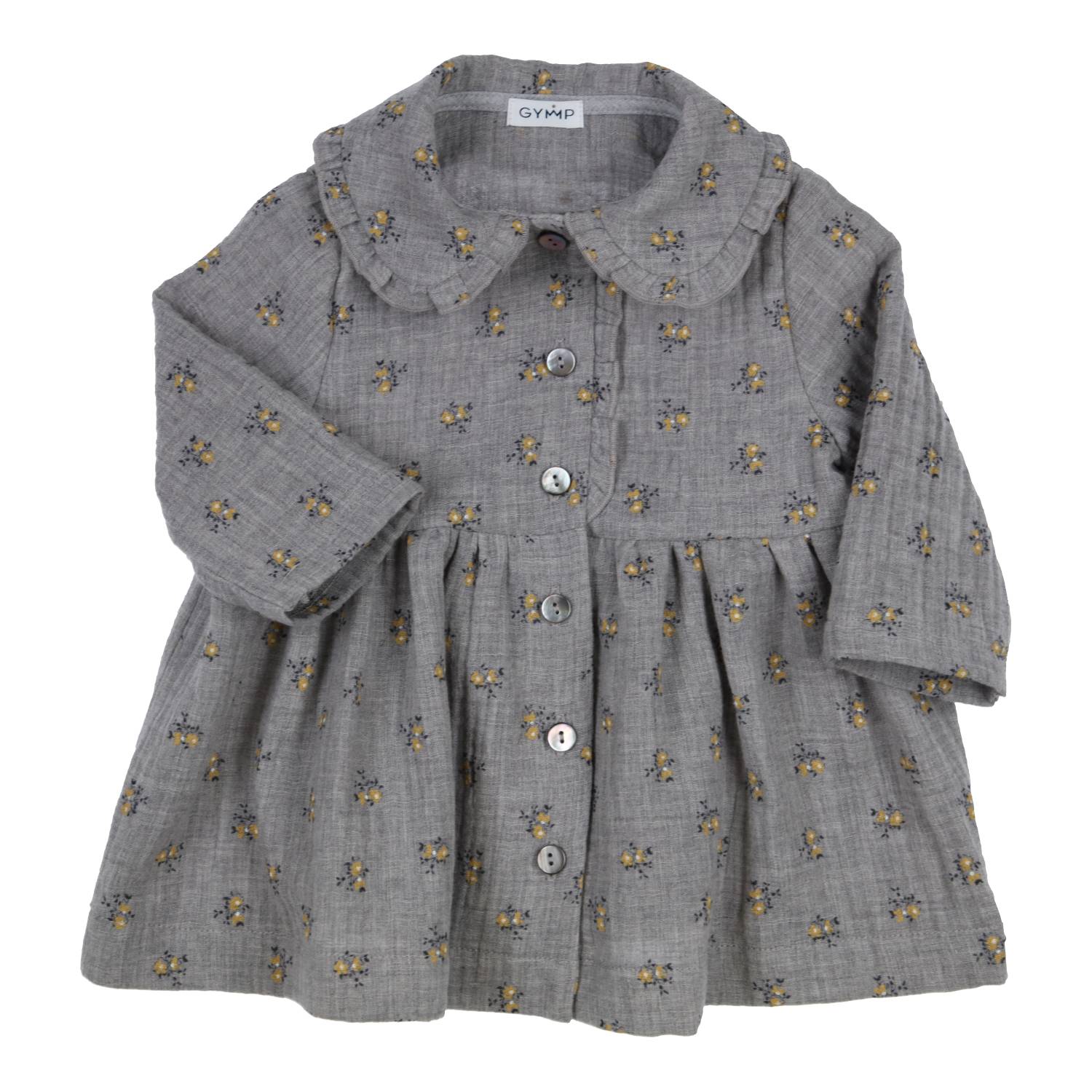 Gymp - Jurk Rosanne - Grey/Yellow