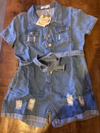 Grasstar - Jumpsuit jeans - blue denim