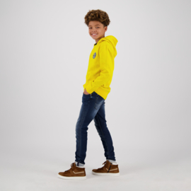 Vingino - Geruite hoodie Naci - Really yellow