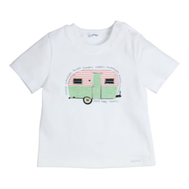 Gymp - T-shirt Aerobic Happy campers - White