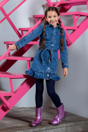 B.Nosy - Denim jurk Dilan - Mid Blue Denim
