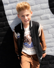 SKURK - Baseball vest Vikke - Bruin/zwart