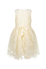Le Chic - Jurk Symro flower-net party - Dreamy Creamy