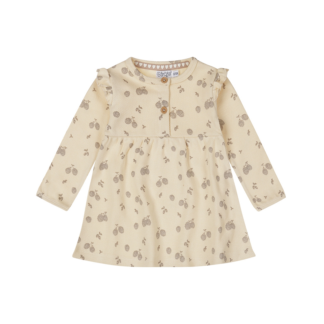 Dirkje - Kleedje "Girls prett fall" Off white