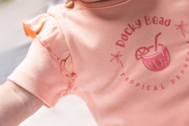 Ducky Beau - T-shirt " Tropical dessert " - Peach bud