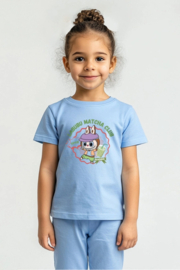 T-shirt Labubu - lichtblauw