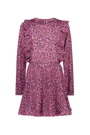 B.Nosy - Printed jurk met ruffles - Electric floral