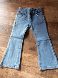 Kids Star - Jeansbroek blauw met brede pijpen - Denim