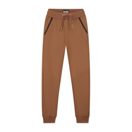 SKURK - Joggingbroek met zakritsen Beike - bruin