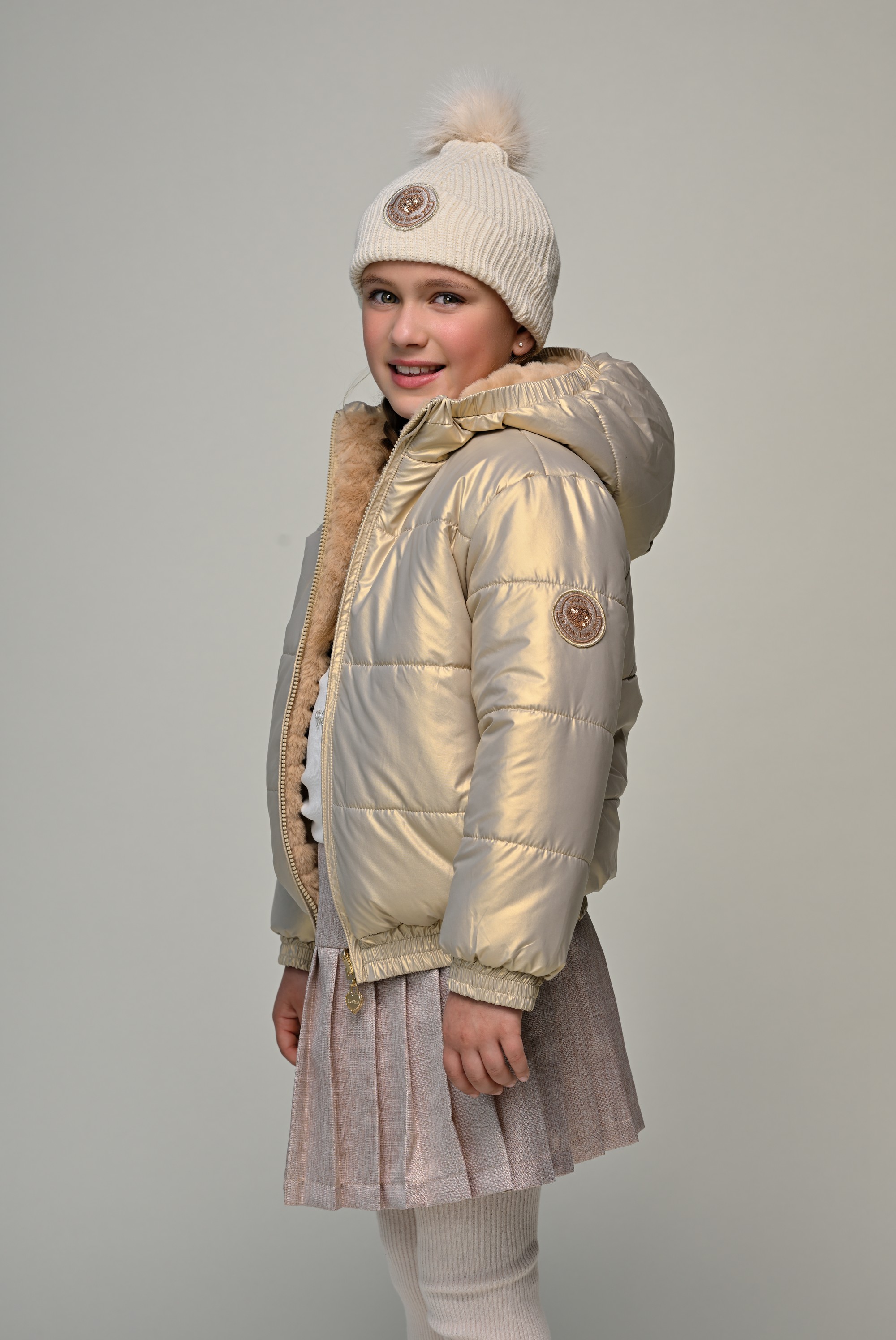 Le Chic - Reversible bomber Bente - Hearts of Gold
