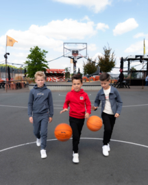 SKURK - Joggingbroek met zakritsen Beike - grijs