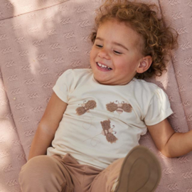 Dirkje - T-shirt met bijtjes - Off White
