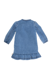 B.E.S.S. - Jurk hearts jog denim - Stone Wash
