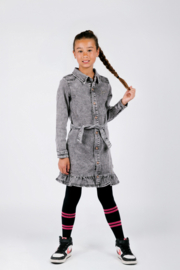B.Nosy - Denim jurk Dilan - Grey