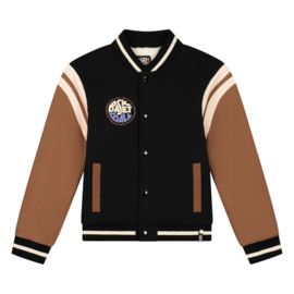 SKURK - Baseball vest Vikke - Bruin/zwart