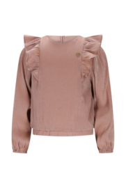 Le Chic - Blouse met ruches - koper