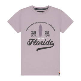 SKURK - T-shirt Twan - aubergine