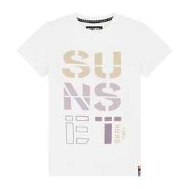 SKURK - T-shirt Ticco - wit
