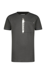 VINGINO - T-shirt Jefos met logo Messi - Donkergrijs