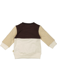 BESS - Sweater Colorblock - Sand