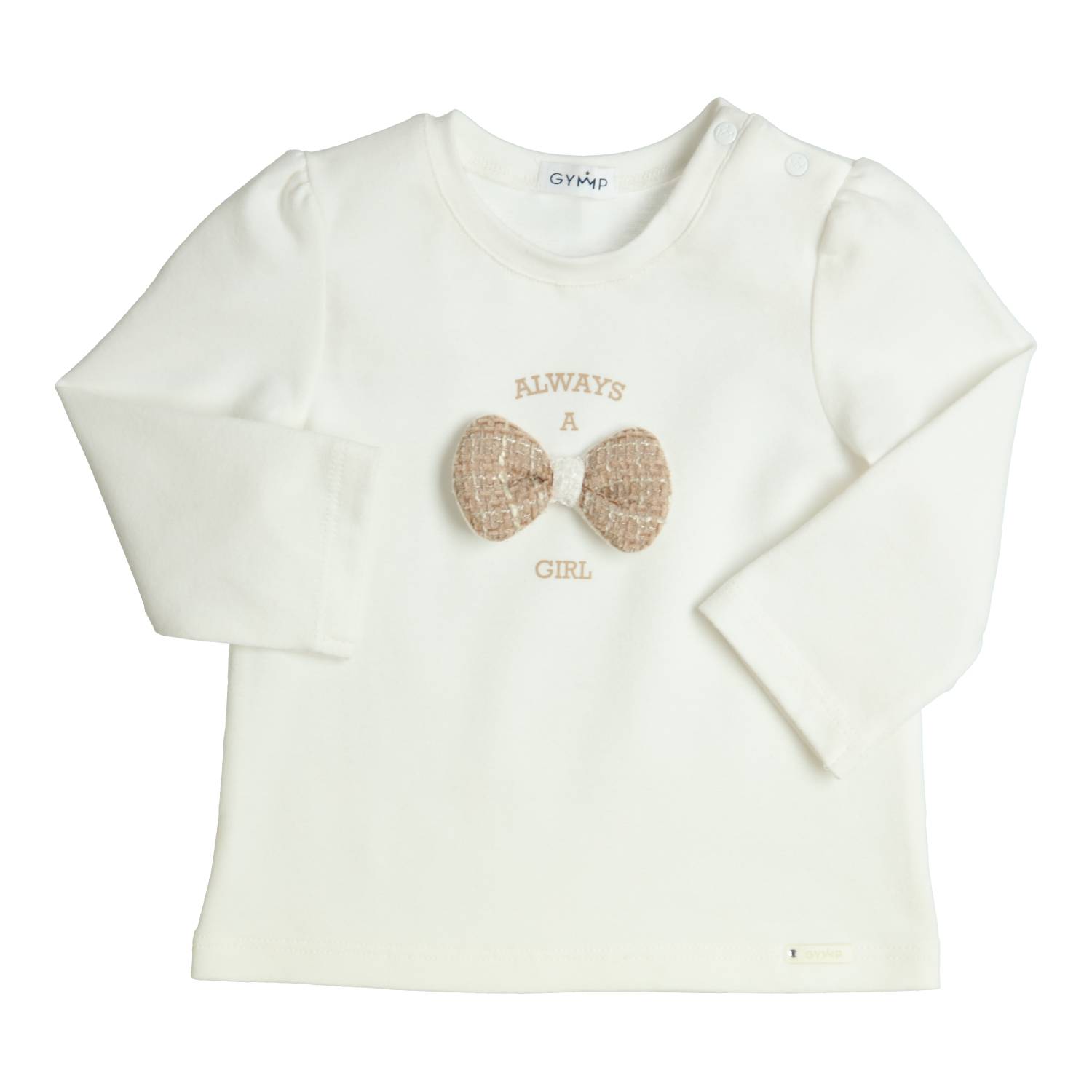 Gymp - Longsleeve Aerodoux met strik - Off White