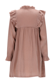 Le Chic - Jurk met ruches Skylar - Koper