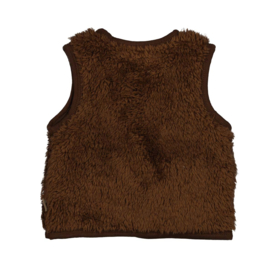 B.E.S.S. - Gilet teddy - Walnut