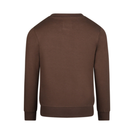 Koko Noko - Sweater met zwarte details - Bruin