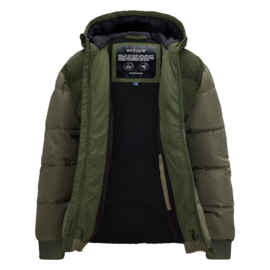 Retour - Winterjas Guy gewatteerd - Mid Army
