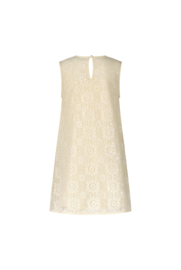 Le Chic - Jurk sequin crochet Sunbeam - Oatmeal Elite